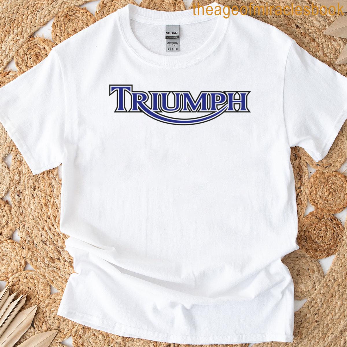 Triumph Blue Logo T-shirt