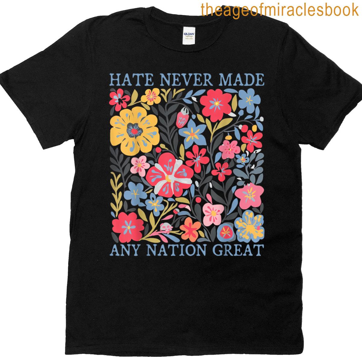 Anti Trump Floral Democrat President Liberal T-shirt