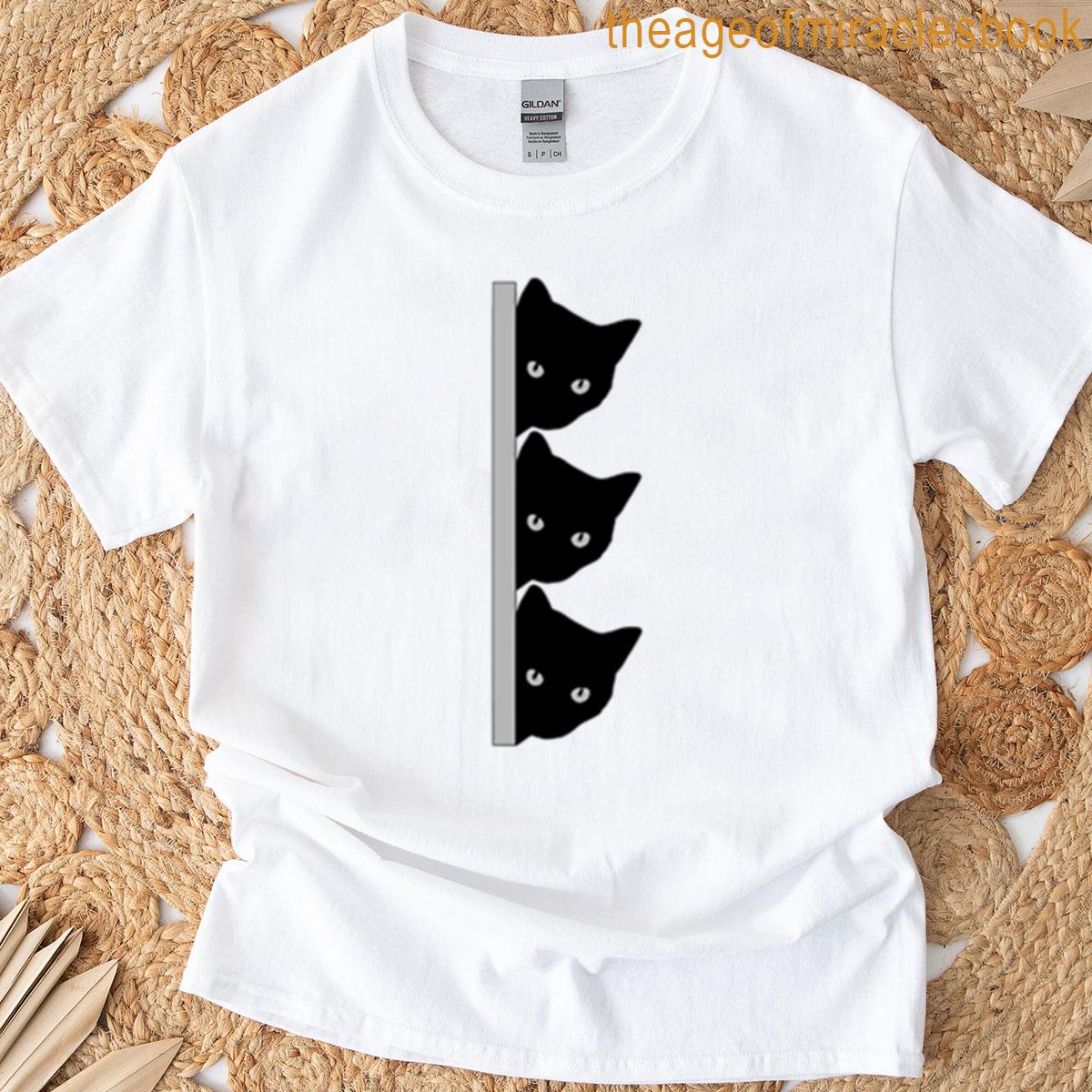 Peaking Cats T-shirt