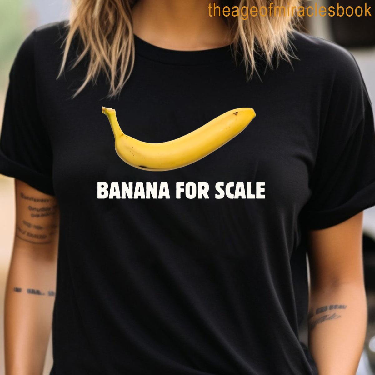Banana Scale Funny Dull For Mens Meme Internet Humor Club Premium T-shirt