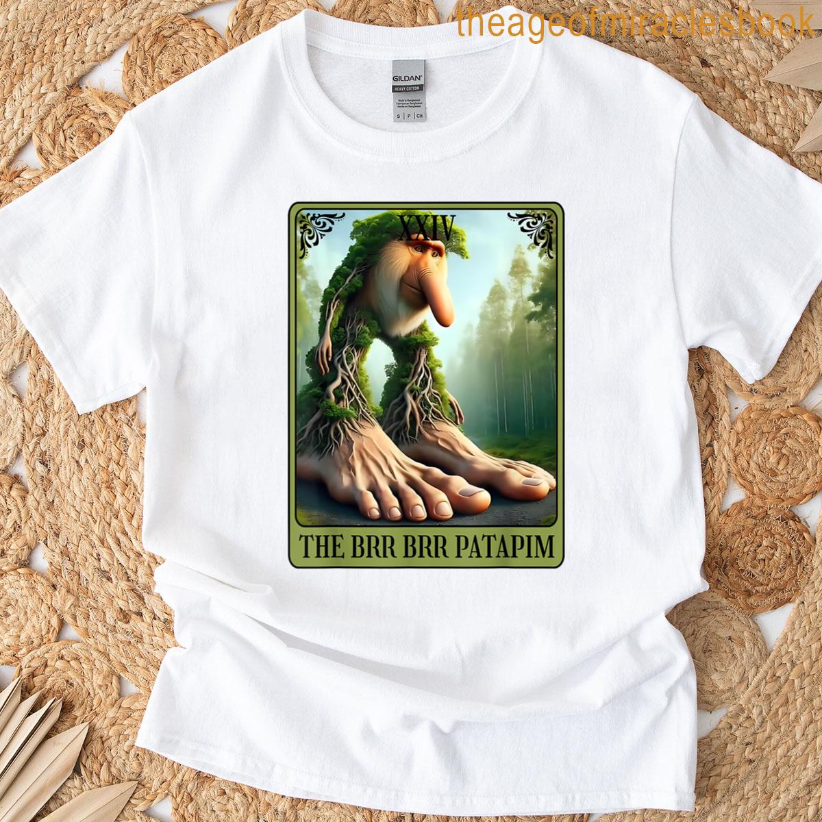 Brr Brr Patapim Tarocchi Card Italian Brainrot Meme T-shirt