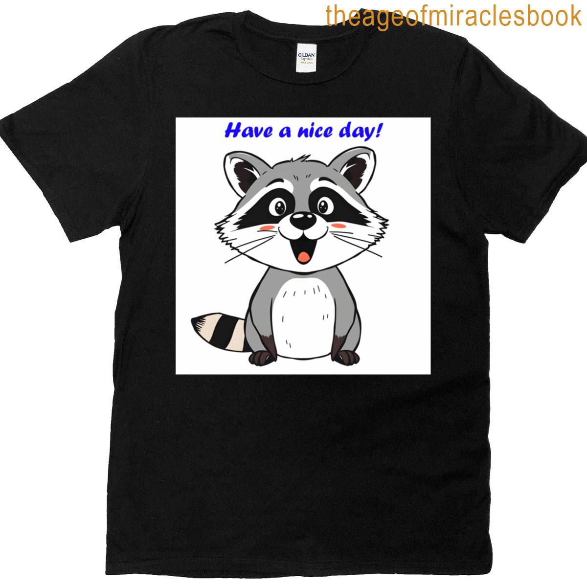 Little Popular Cute Raccoon Collection Oversized T-shirt
