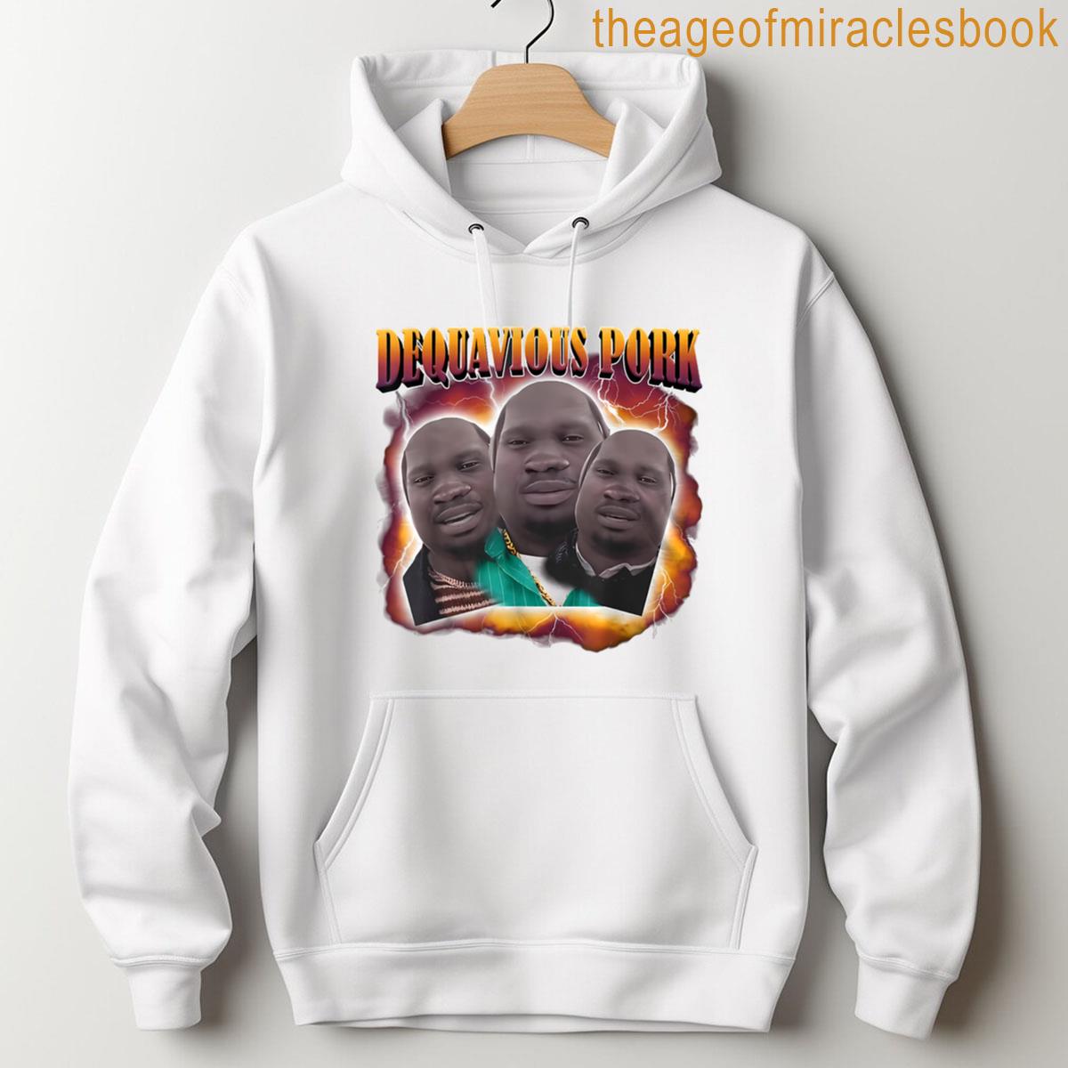Dequavious Pork Funny Dank Memes Brainrot Internet Meme T-shirt