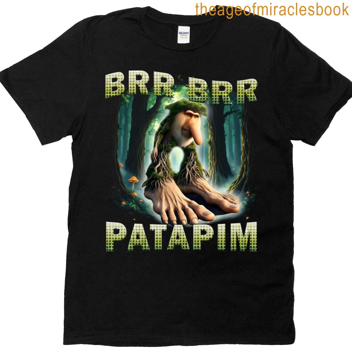 Brr Brr Patapim Funny Italian Brainrot Meme Active T-shirt