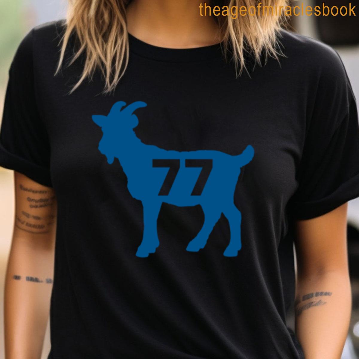 Goat-Graphic Oversized Shirt RUN0010
