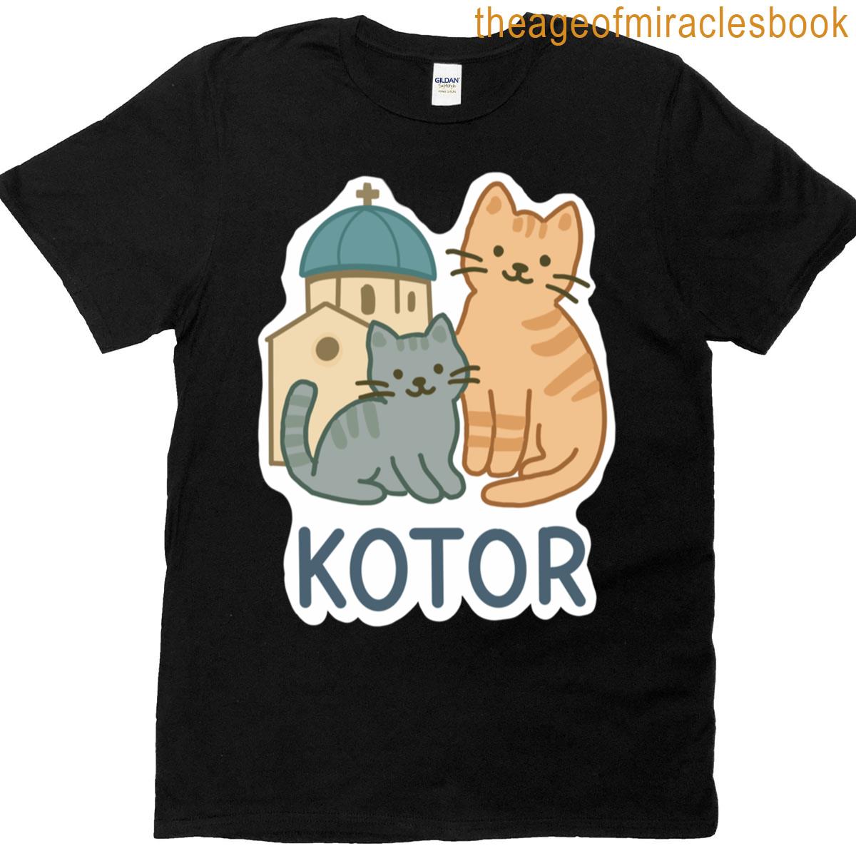 Kotor Cats Montenegro Illustration Oversized T-shirt