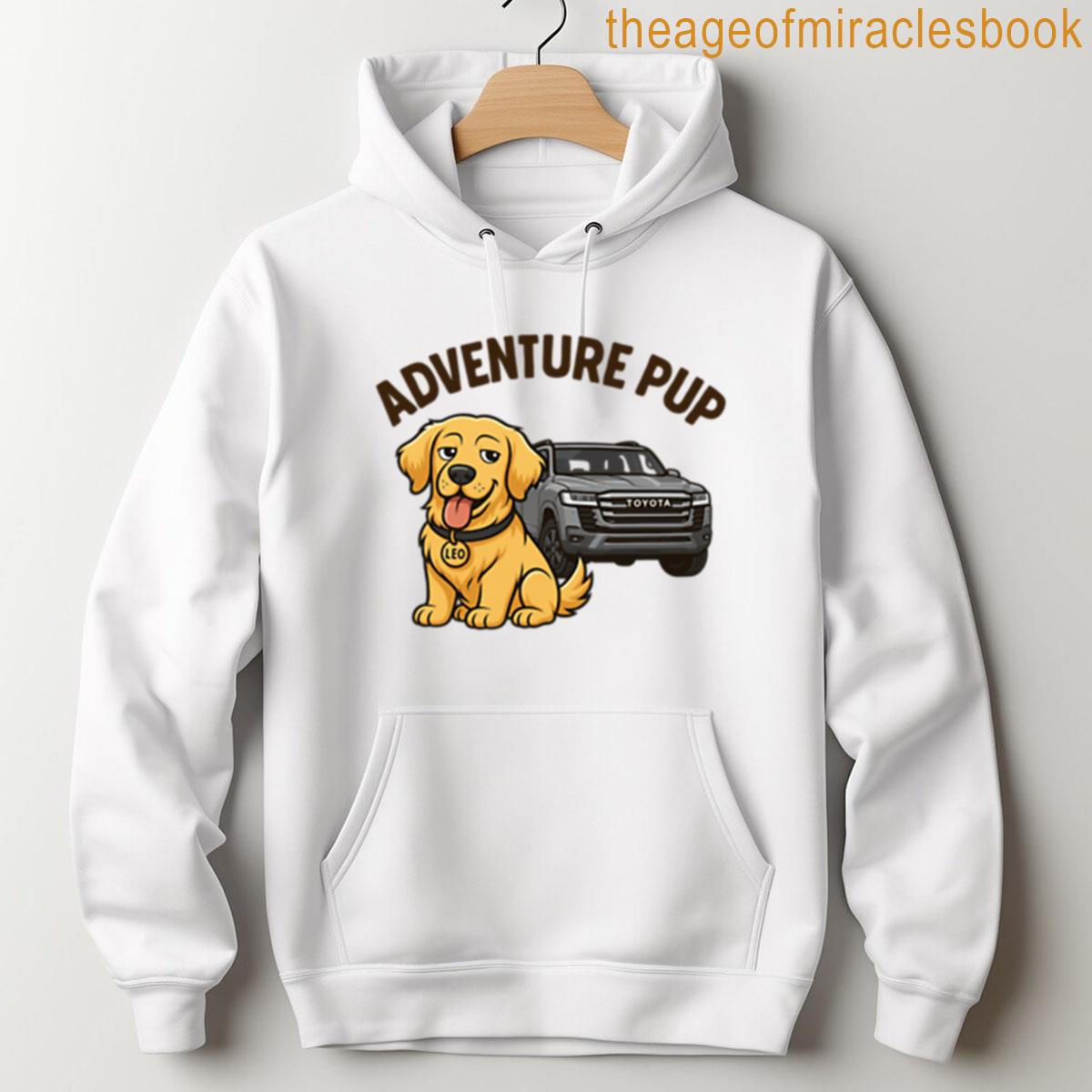 Alternative view of Adventure Pup Dog And Suv Art T-shirt