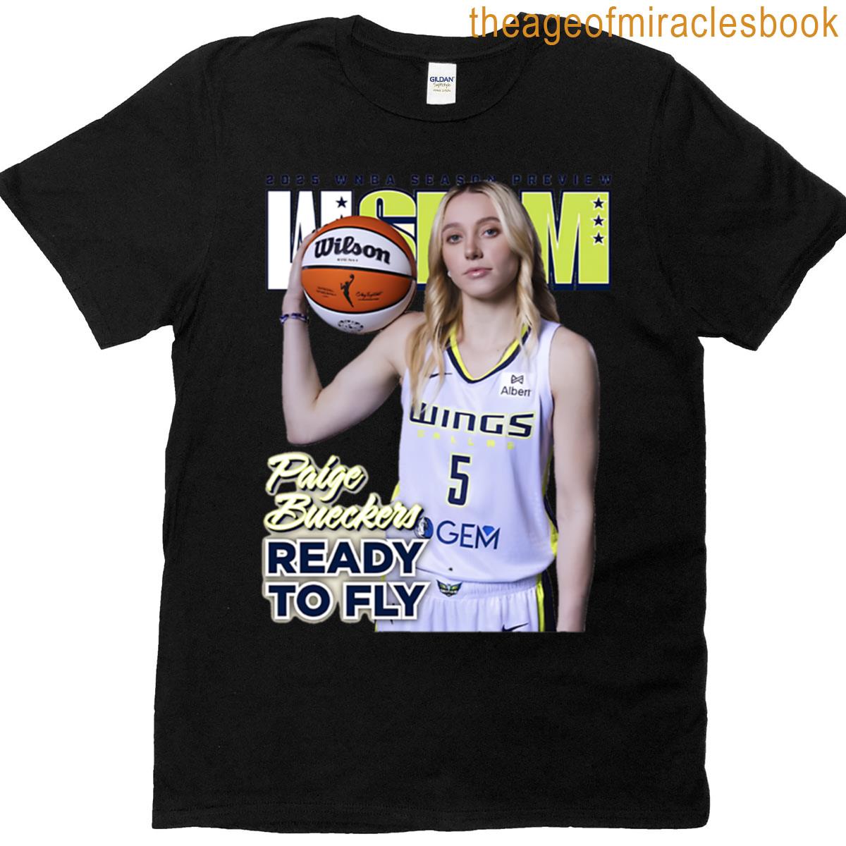 Paige Bueckers Dallas Wings Slam T-shirt