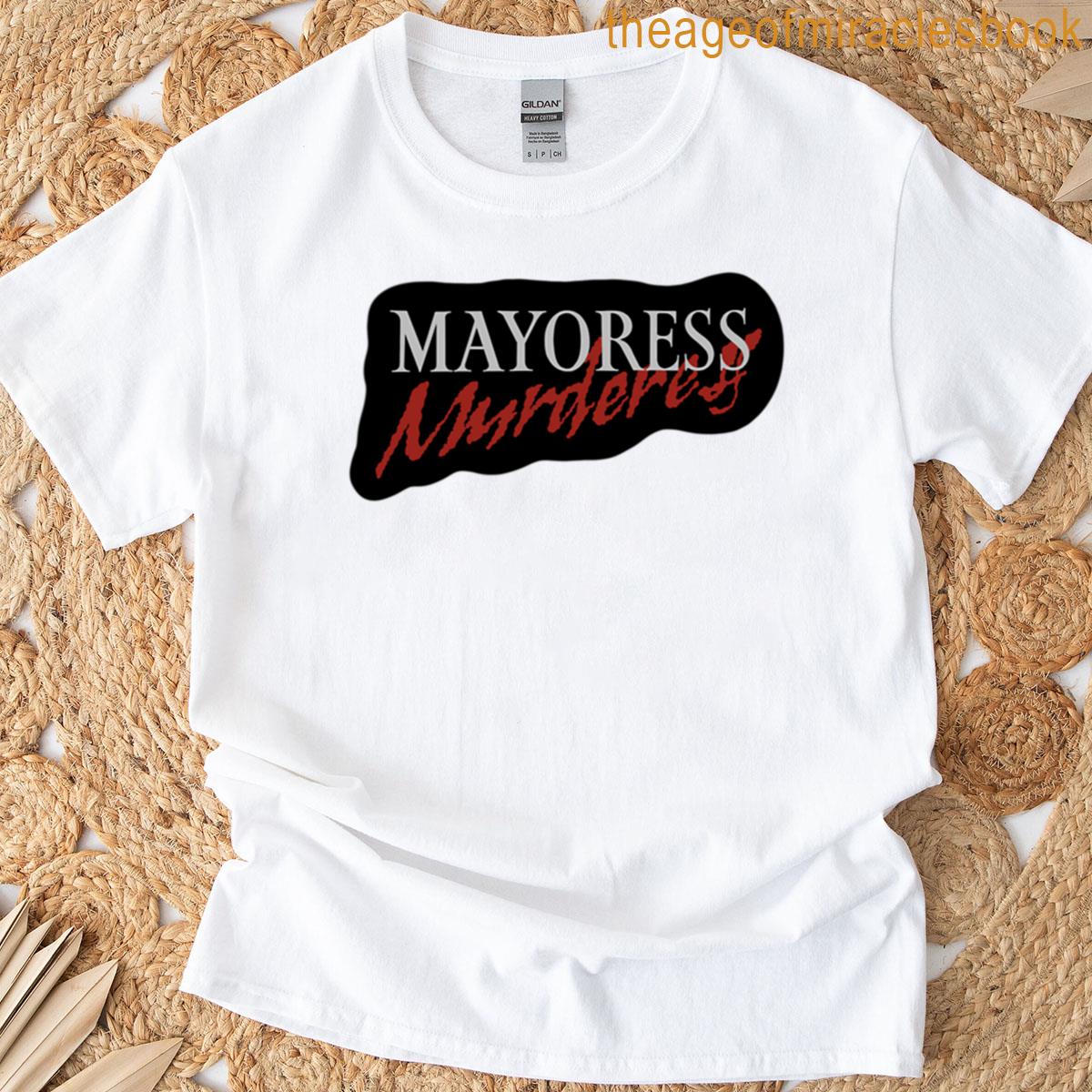 Ginny And Georgia Georgia Mayoress Murderess Logo On Black Background T-shirt