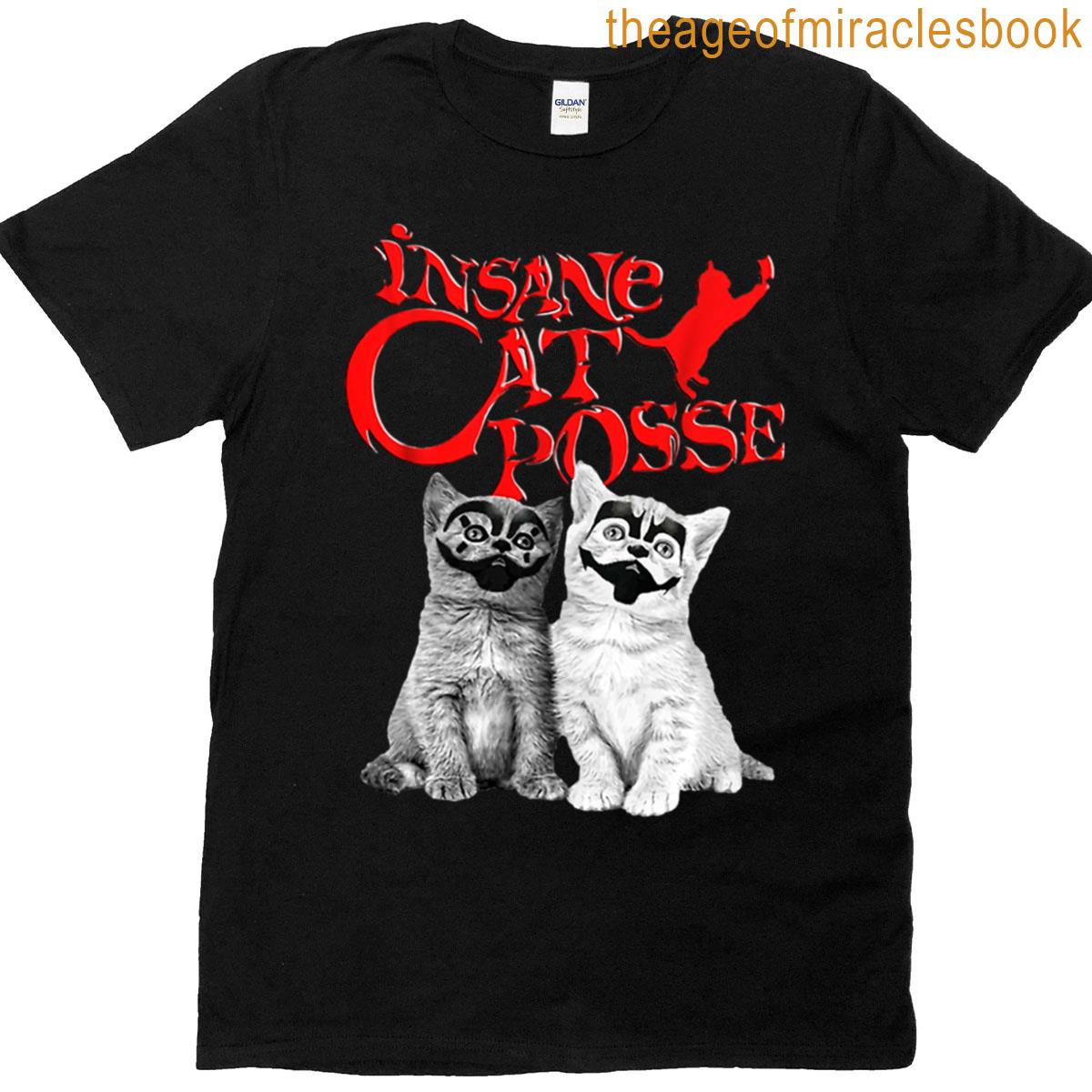 Insane Cat Posse Halloween T-shirt