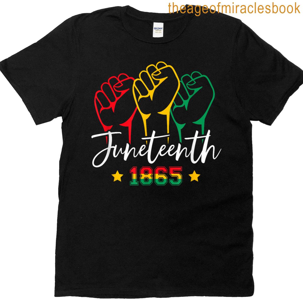 1865 Juneteenth Celebrate African American Freedom Day Women T-shirt