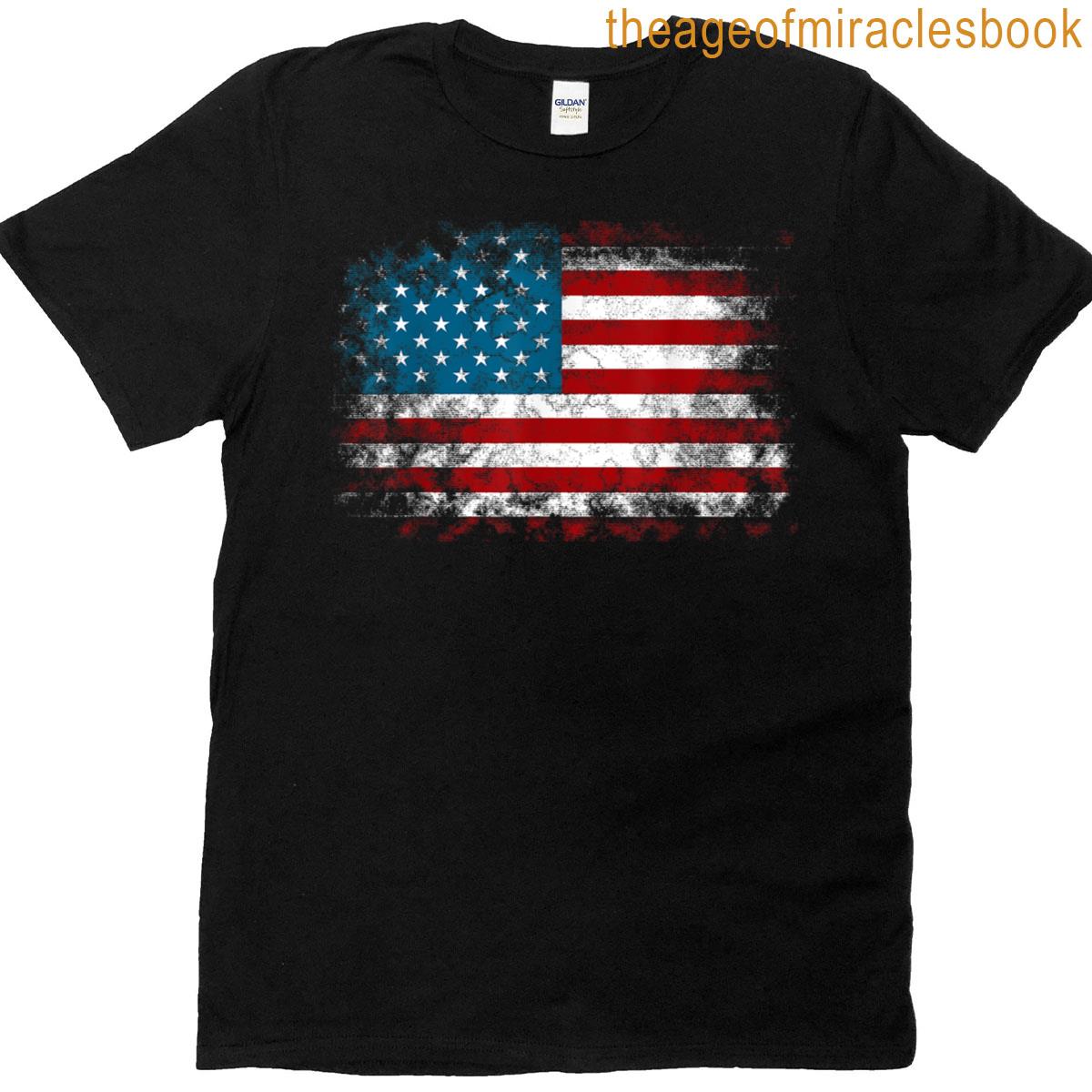 4th Of July For Men Women Patriotic Red White Blue Flag T-shirt