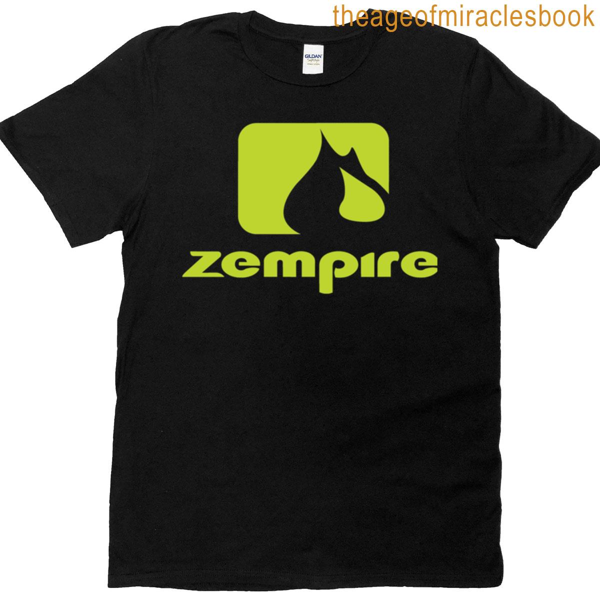 Zempire Premium Outdoors Camping Box Tent Flame Logo Green T-shirt