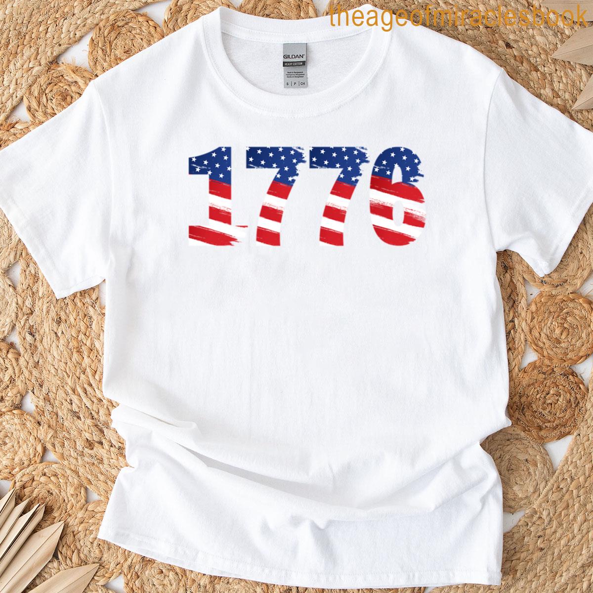 1776 Stars And Stripes 4th Of July Independence Day T-shirt