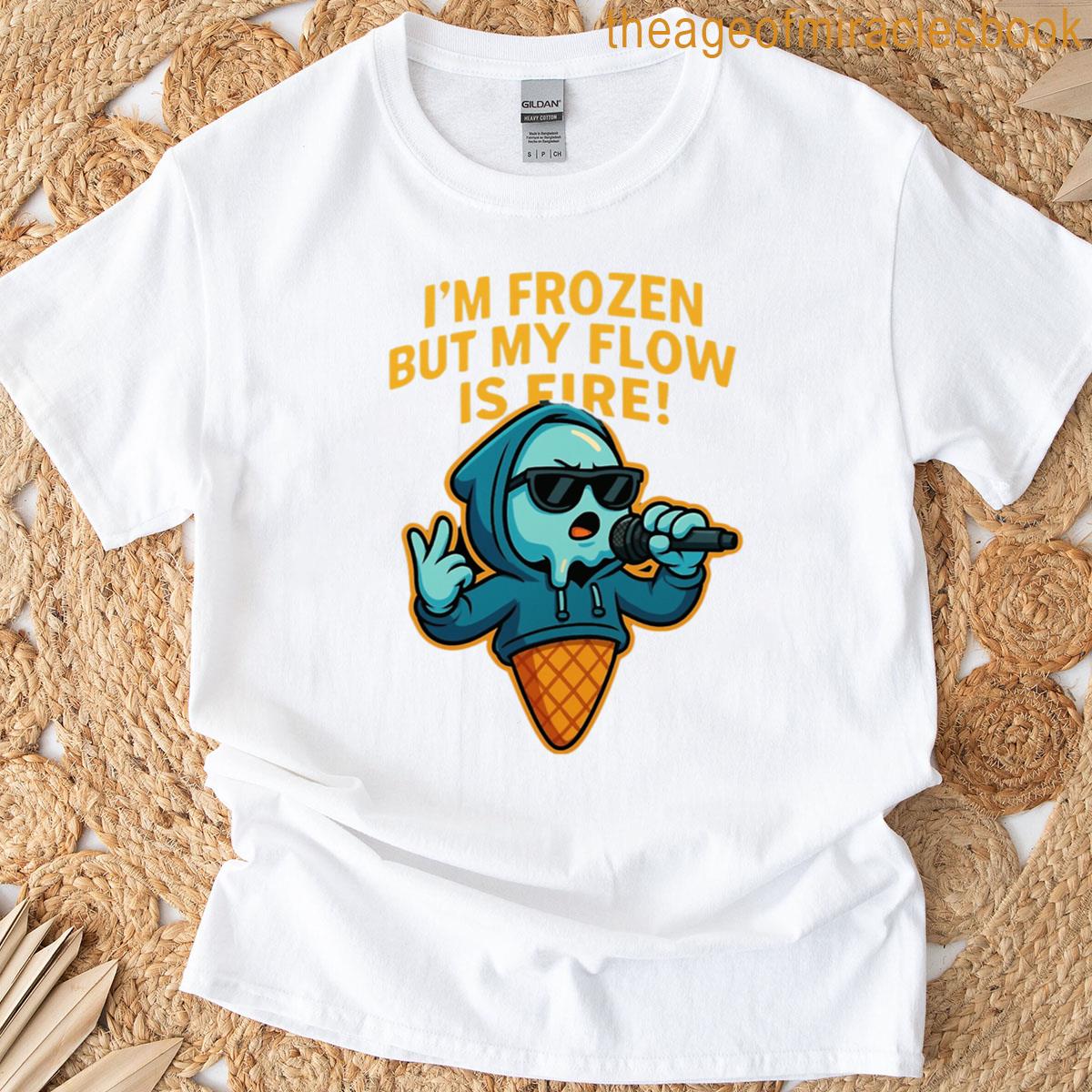 Ice Cream Rapper Funny Hip Hop Frozen Flow Art Print T-shirt