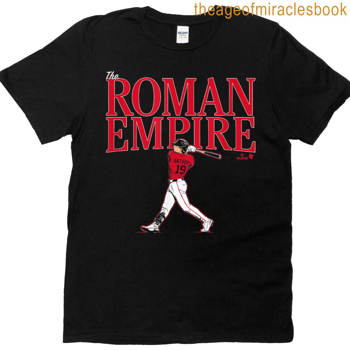 Roman Anthony – The Roman Empire – Boston Baseball T-shirt