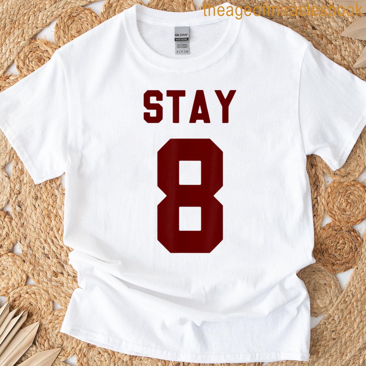 Stay 8 Jersey Sport Style Kpop Inspired T-shirt