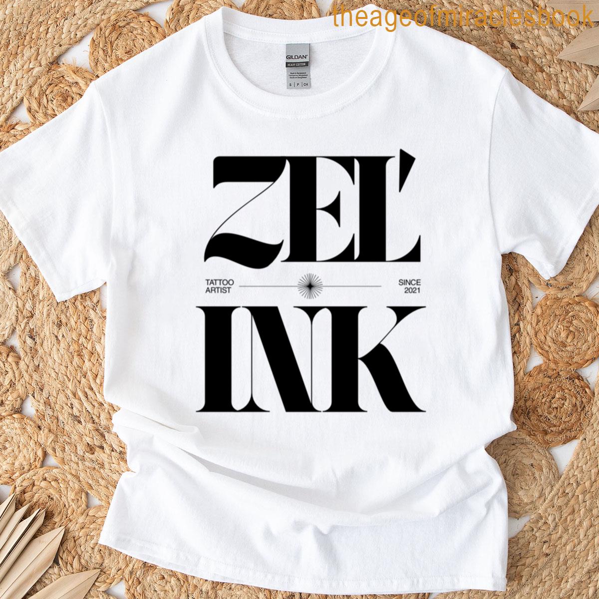 Zelink Logo Tattoo Artist Since 2021 T-shirt