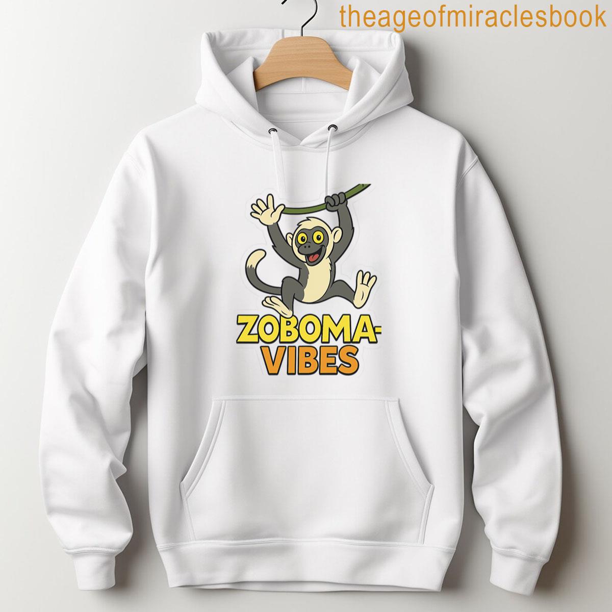 Alternative view of Zoboomafoo Jungle Vibes Sticker Cute Retro Lemur Throwback T-shirt