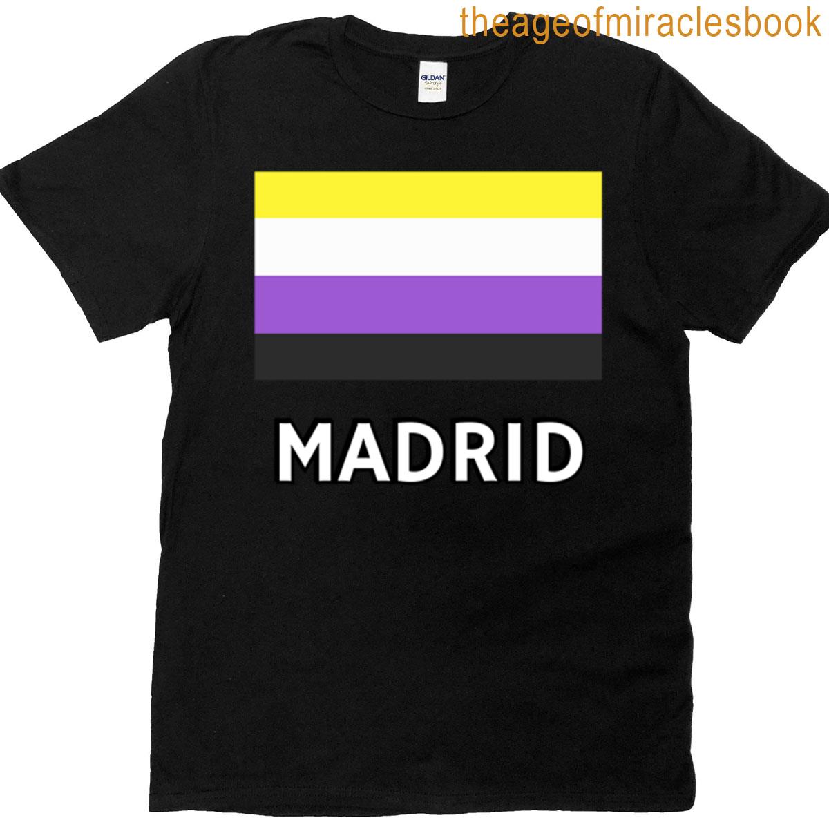 Non Binary Pride Flag Madrid Oversized T-shirt