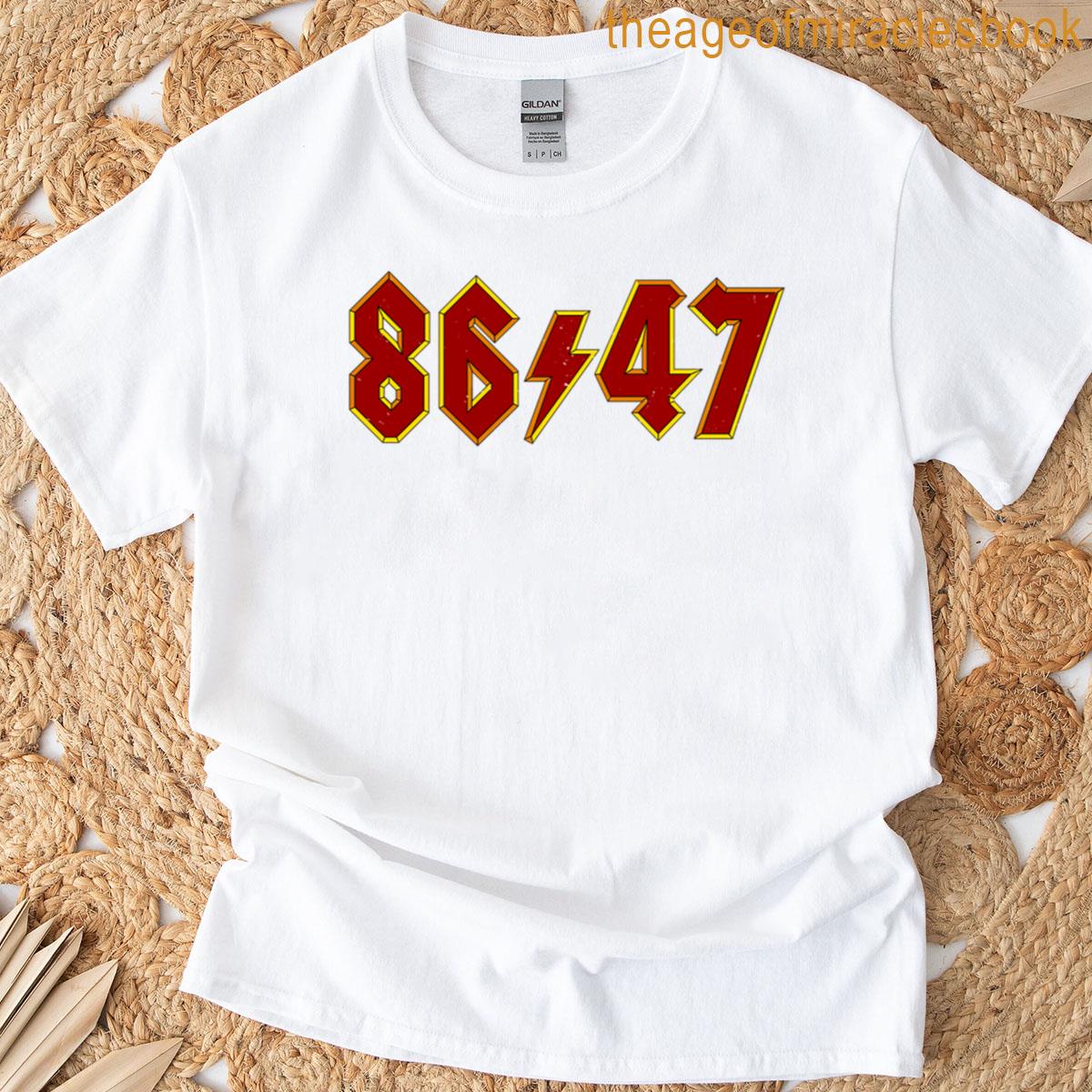 8647 Sarcastic Retro Vintage 80s Style Rock T-shirt