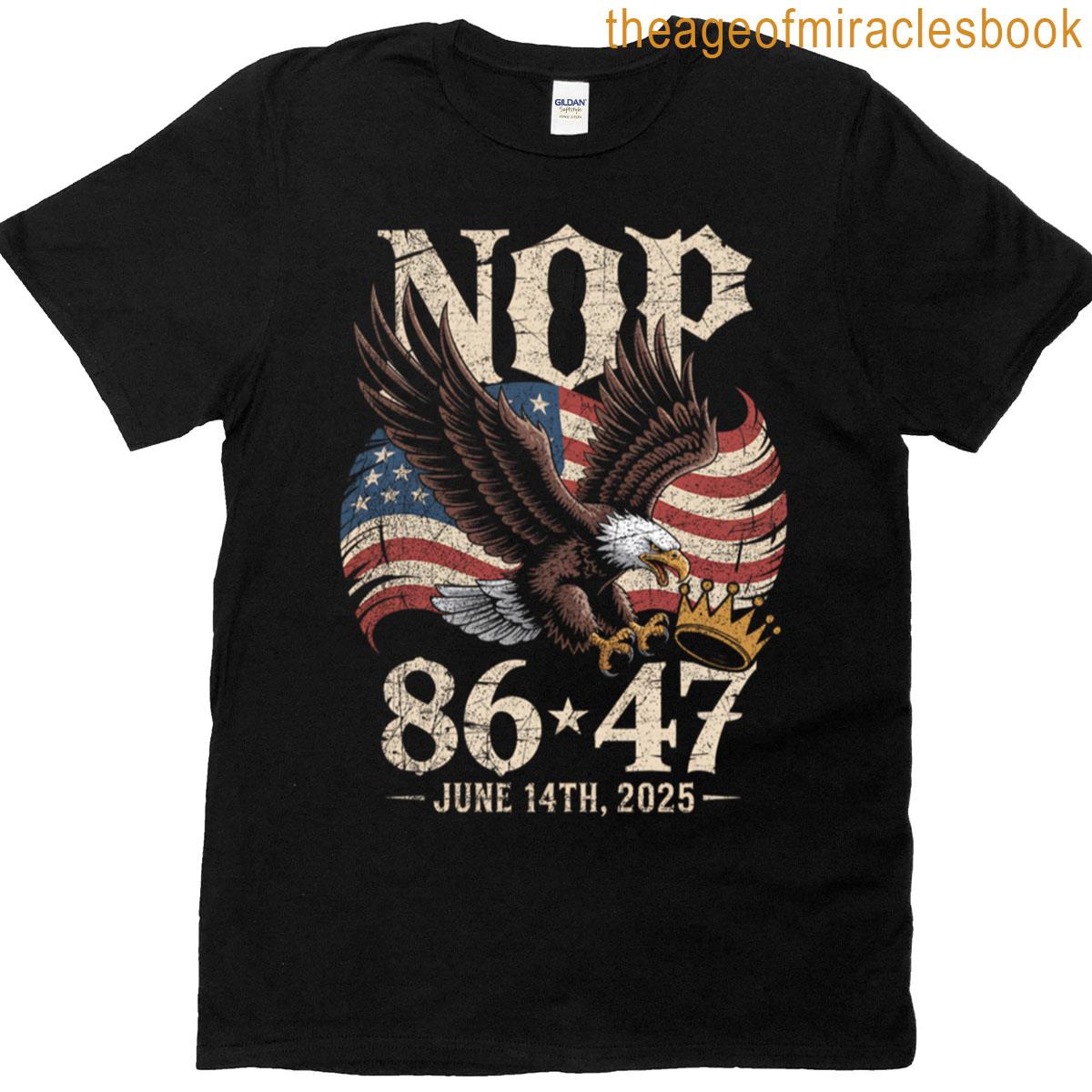 Nop For Kings – Funny Patriotic Protest Bald Eagle T-shirt
