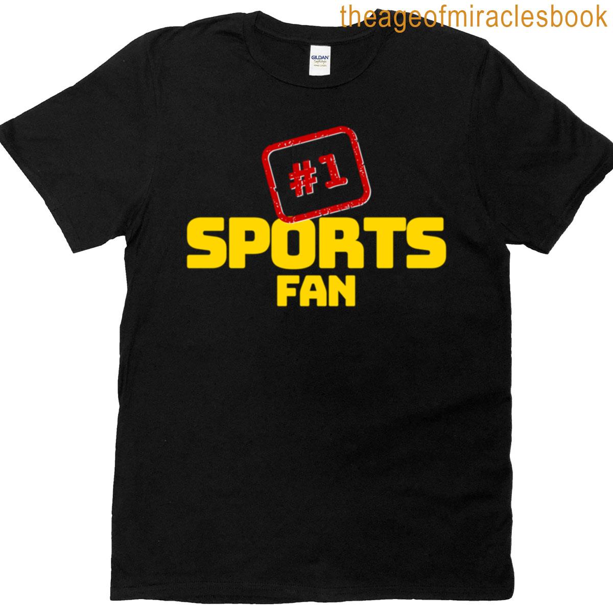 1 Sports Fan Yellow T-shirt