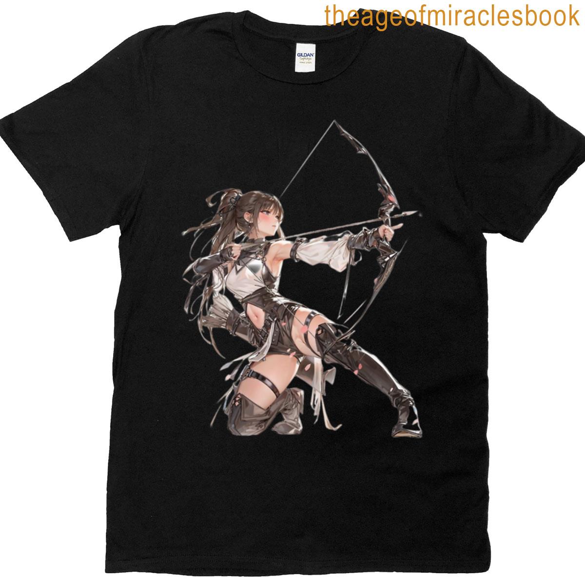 Cute Anime Girl Archer T-shirt