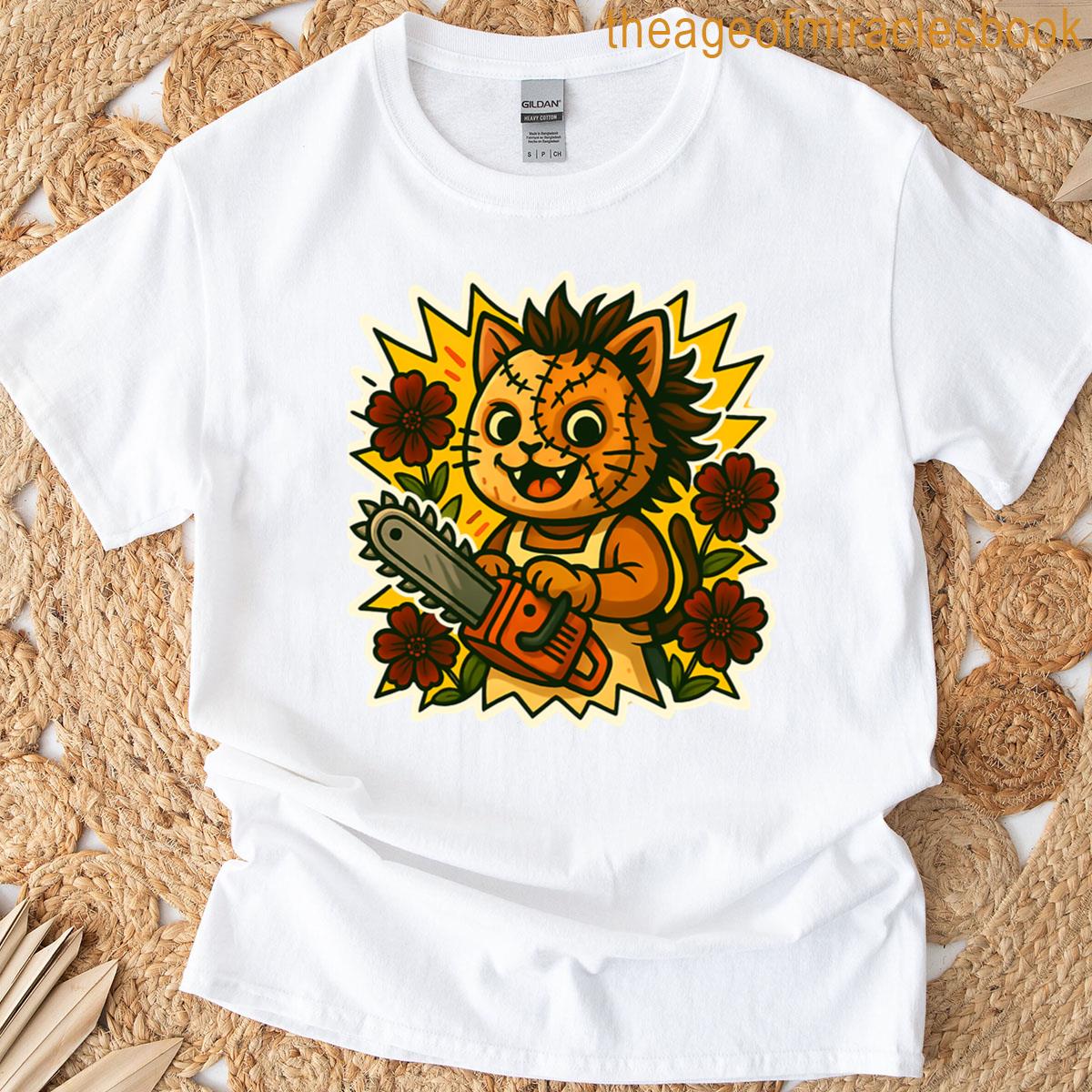 Leatherface Kitty T-shirt