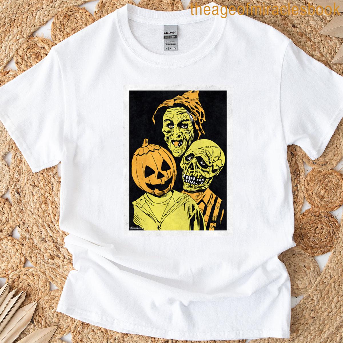 Silver Shamrock Masks – Halloween Iii Season Of The Witch Pop Art T-shirt