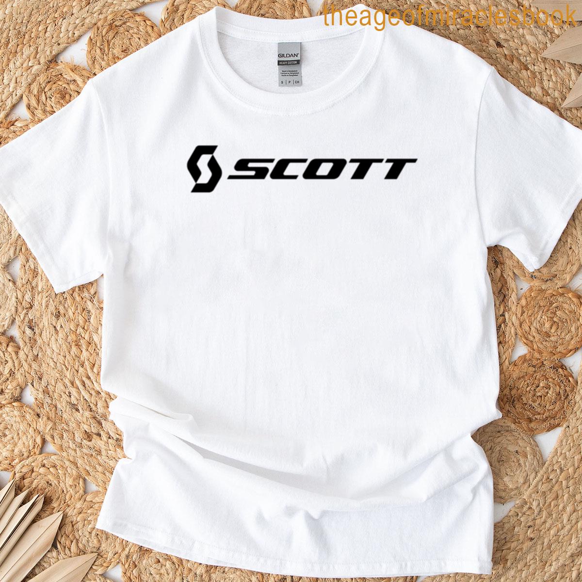 Simple Black Scott Bike Logo T-shirt