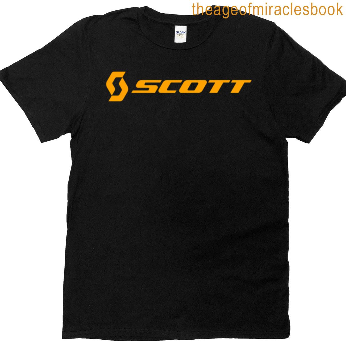 Simple Orange Scott Bike Logo T-shirt