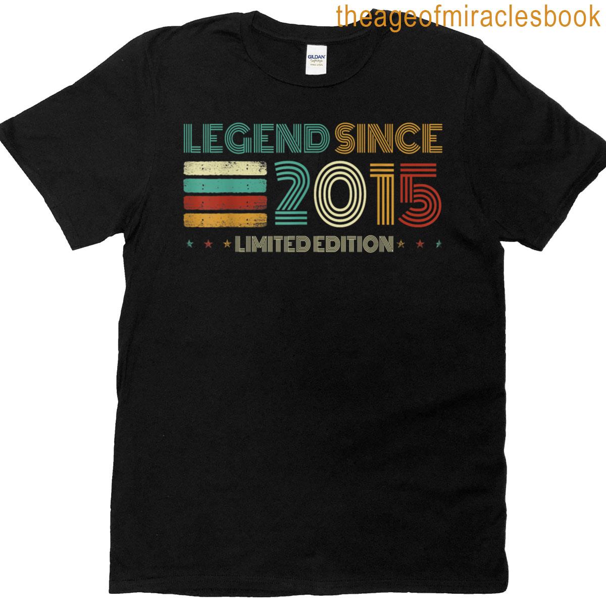 10 Years Old Legend Since 2015 10th Birthday T-shirt