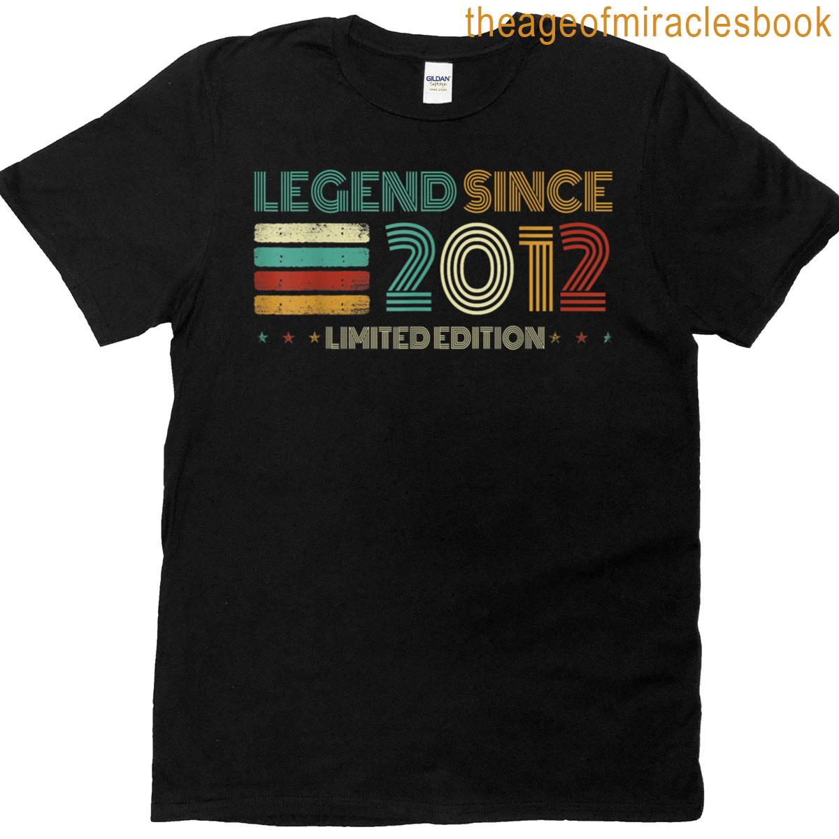 13 Years Old Legend Since 2012 13th Birthday T-shirt