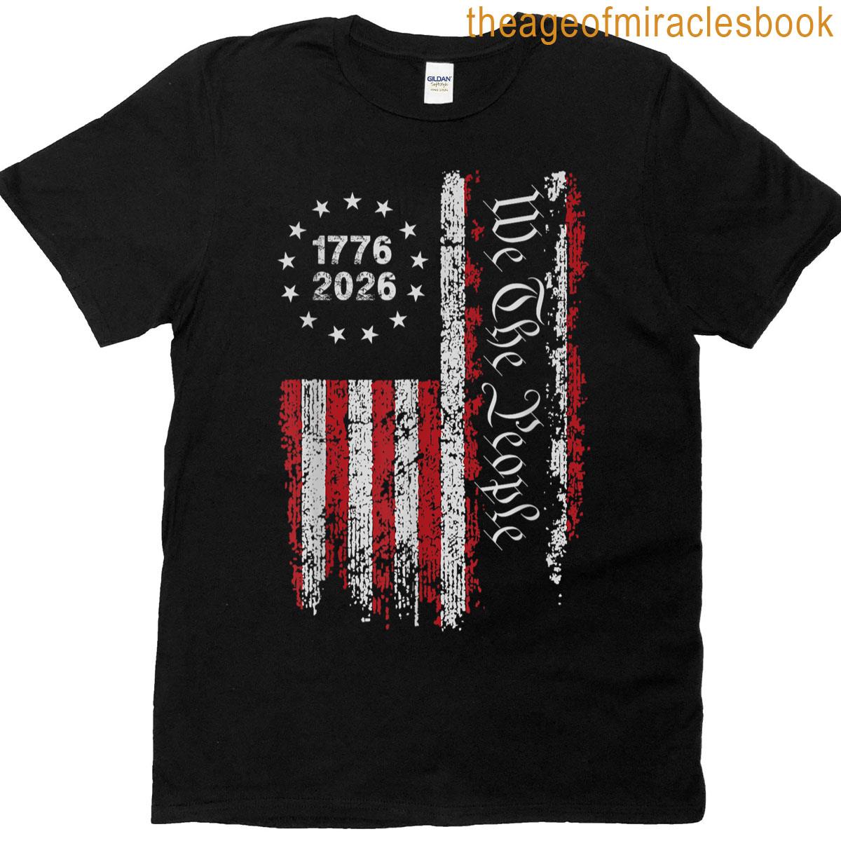 250 Years America Us Flag 4th Of July Independence Men Women T-shirt