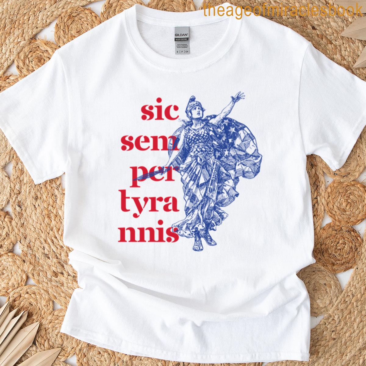 Sic Semper Tyrannis Ceaser Lincoln No Kings T-shirt