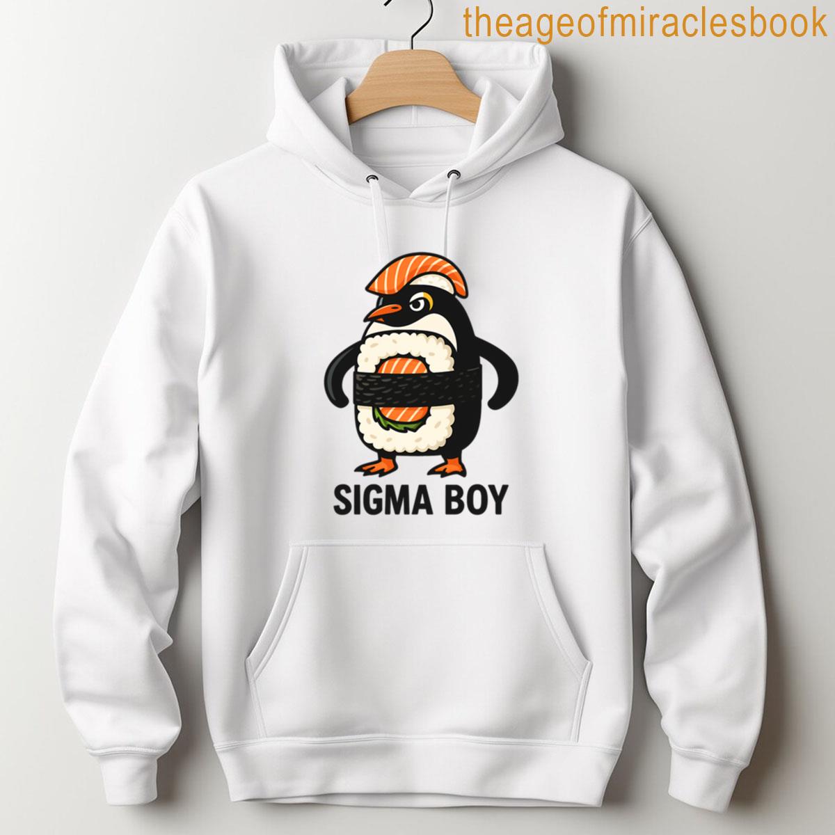 Sigma Boy - Sushi Penguin Italian Brainrot Meme T-shirt