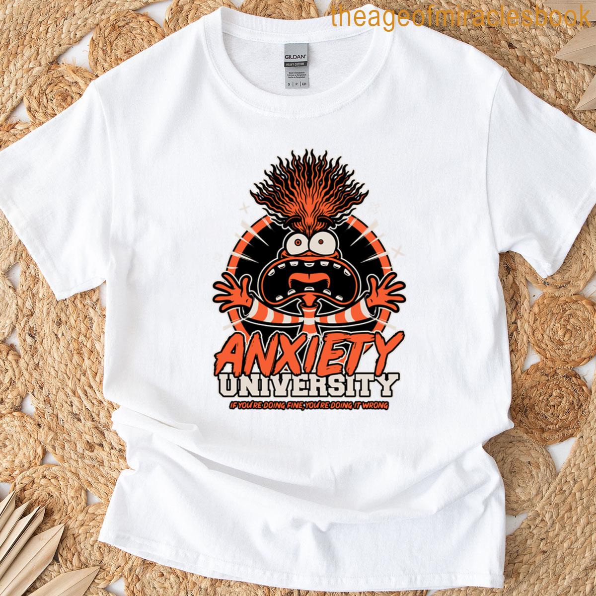Anxiety College – Animation Movie Character T-shirt