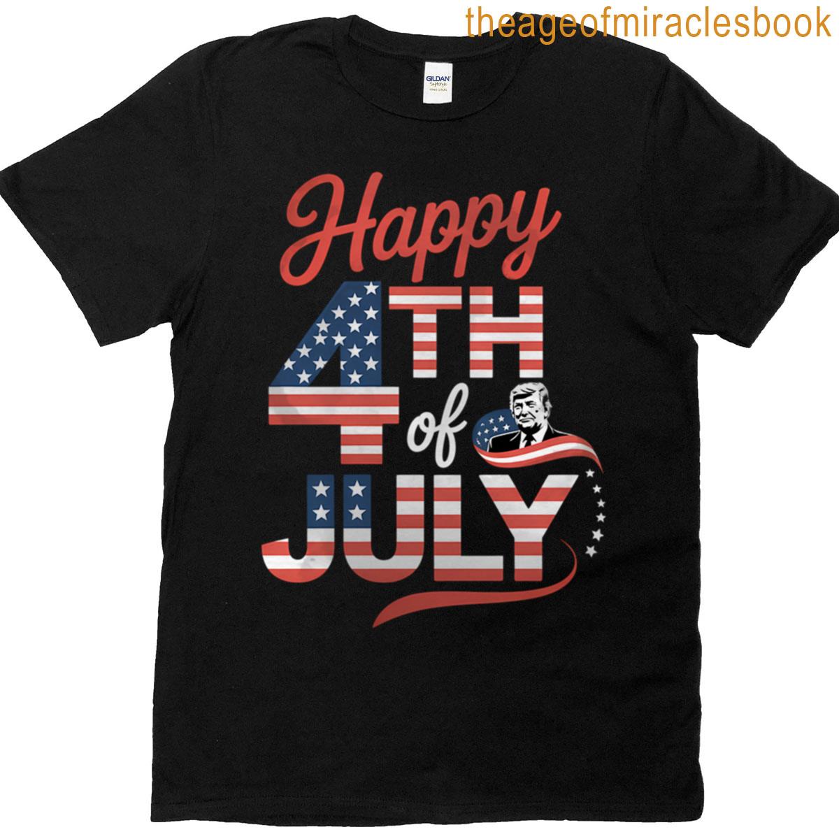 Funny Fourth Of July Patriotic American Flag Usa Thank You T-shirt