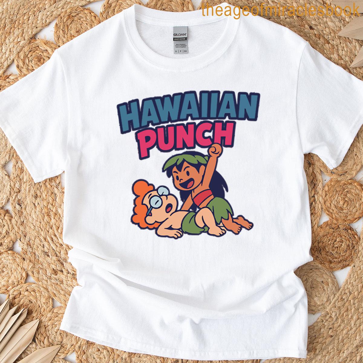 Hawaiian Punch Lilo Stitch Inspired Lol Cute Design Oversized T-shirt
