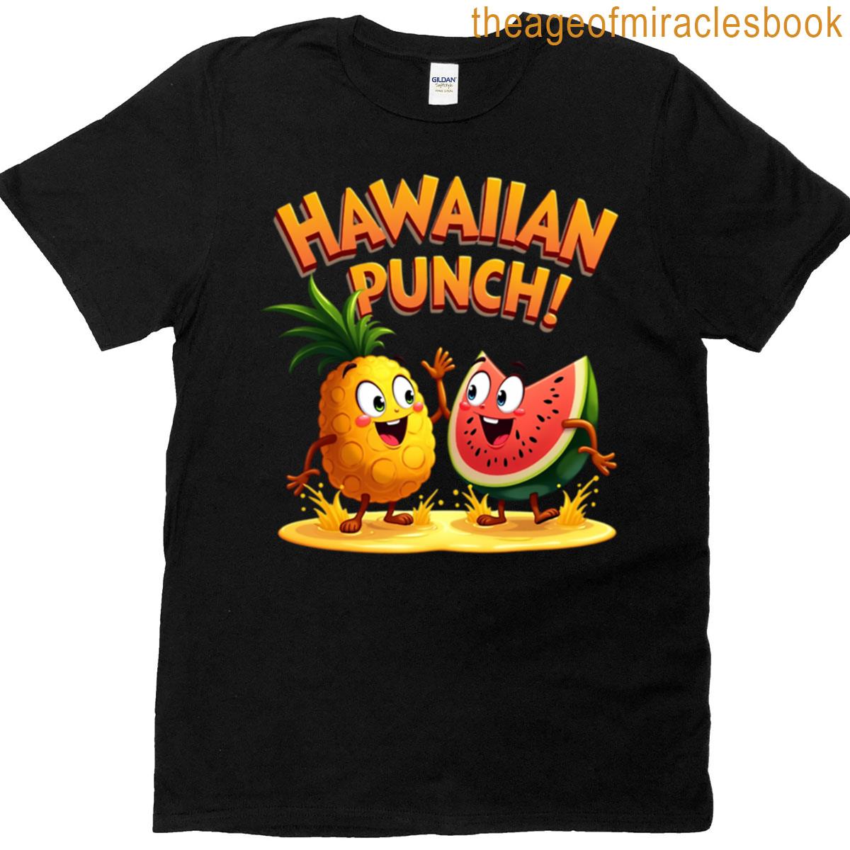 Hawaiian Punchtropical Hawaiian Punch Paradise – Lilo And Stitch Inspired Design Oversized T-shirt