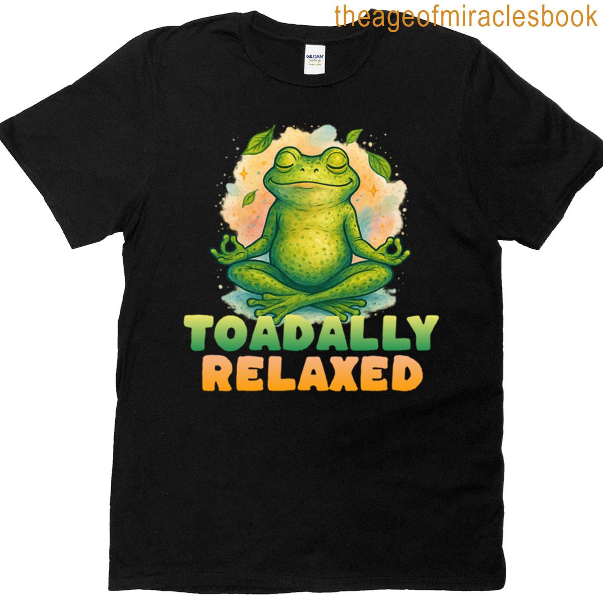 Relaxed Frog Doing Yoga T-shirt