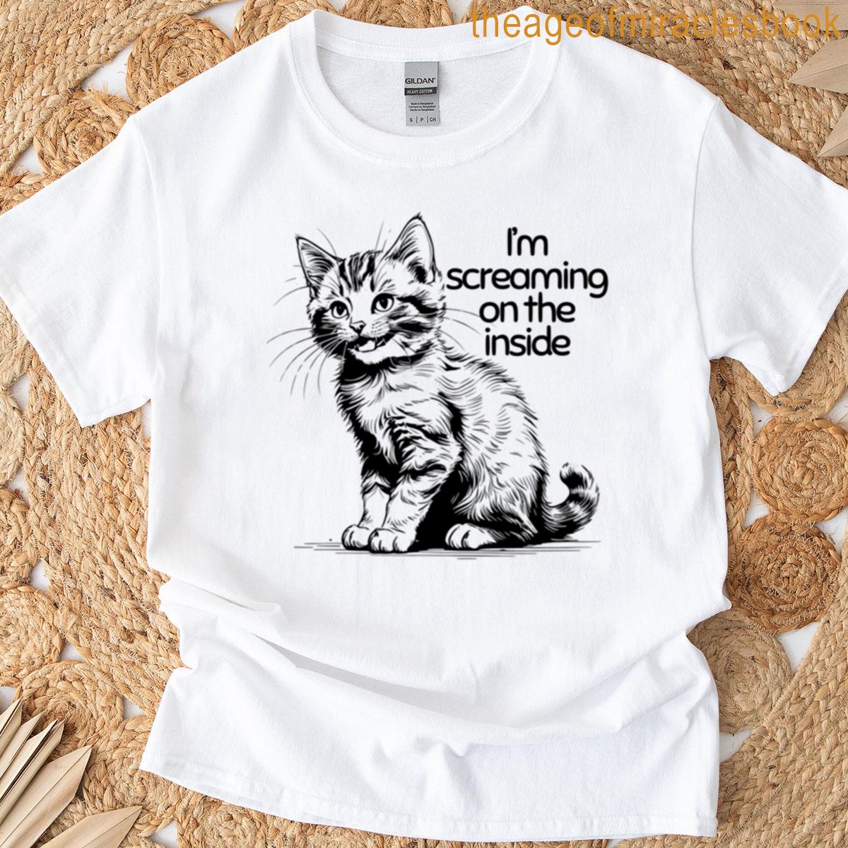 Rude Kittens – Im Screaming On The Inside T-shirt