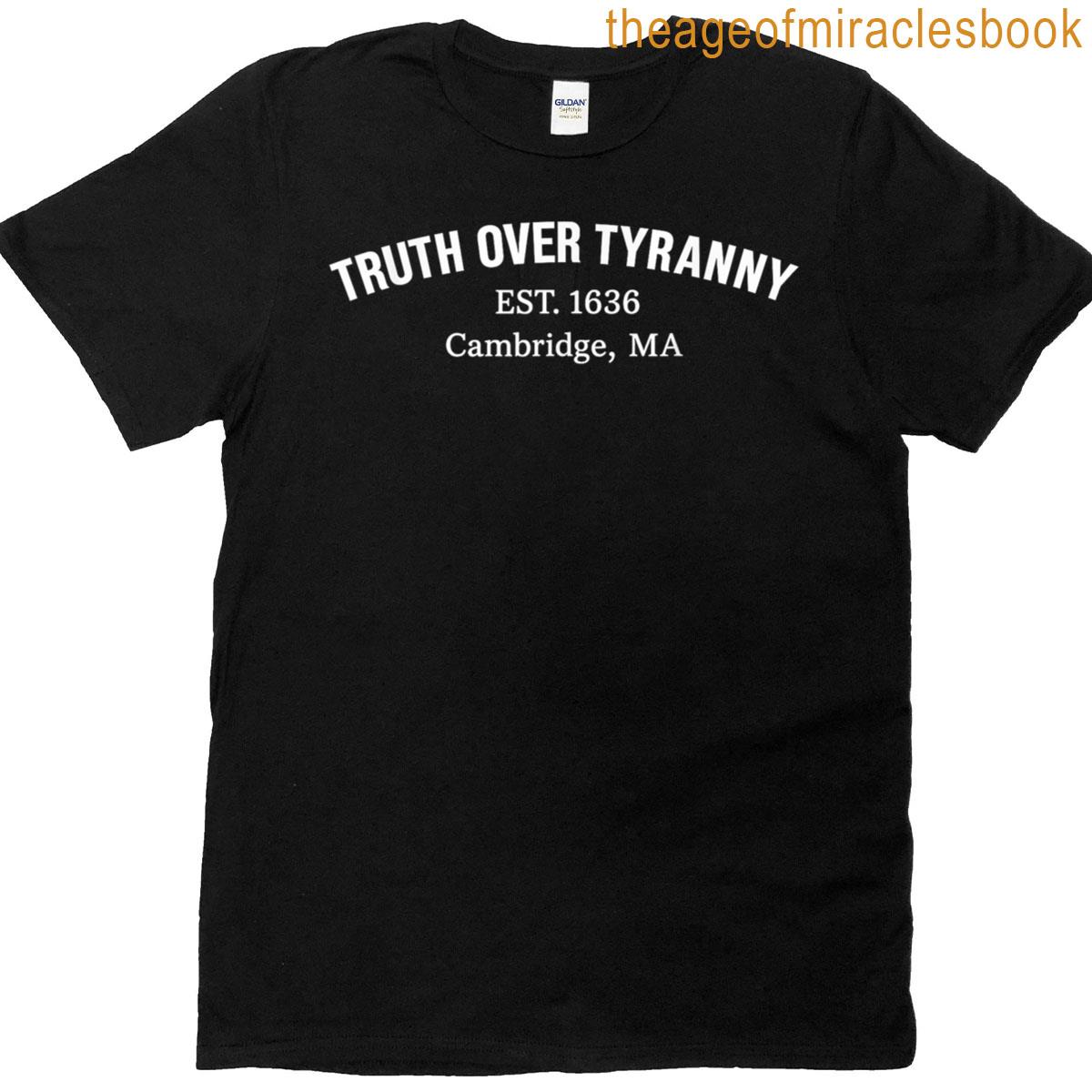 Truth Over Tyranny Patriotic Design T-shirt