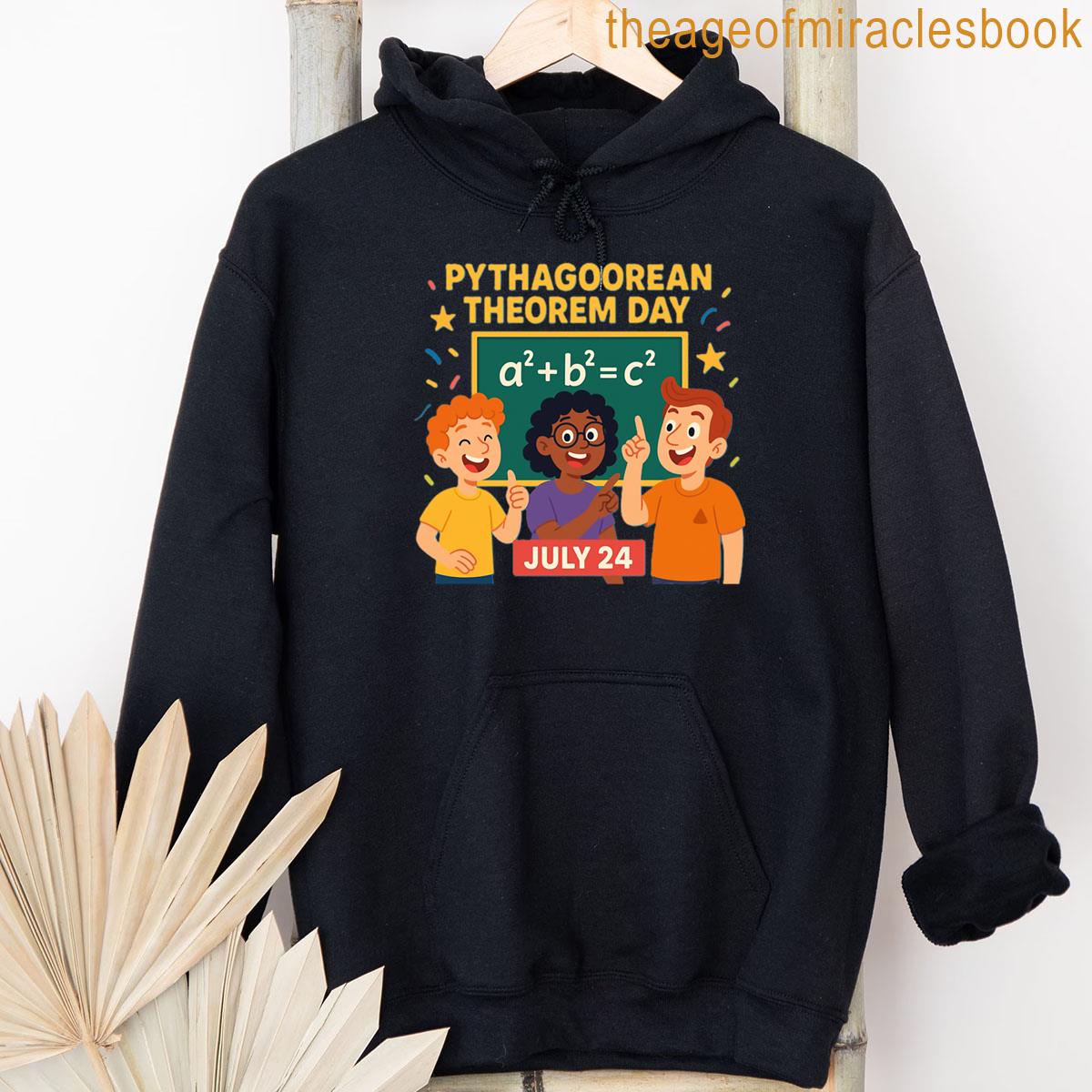 Pythagorean Theorem Day July 24th Oversized T-shirt