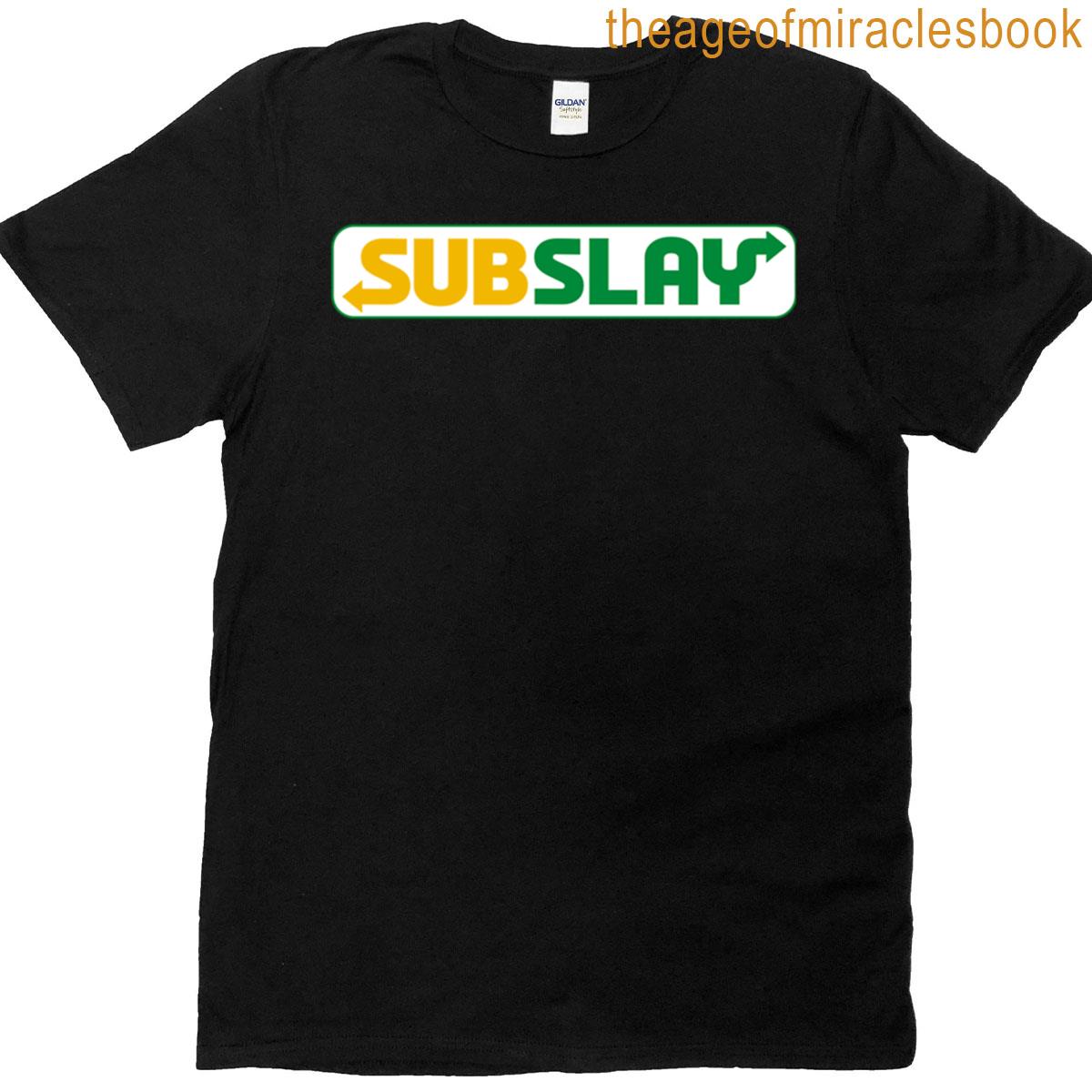 Subslay Subway Inspired Logo Tee T-shirt