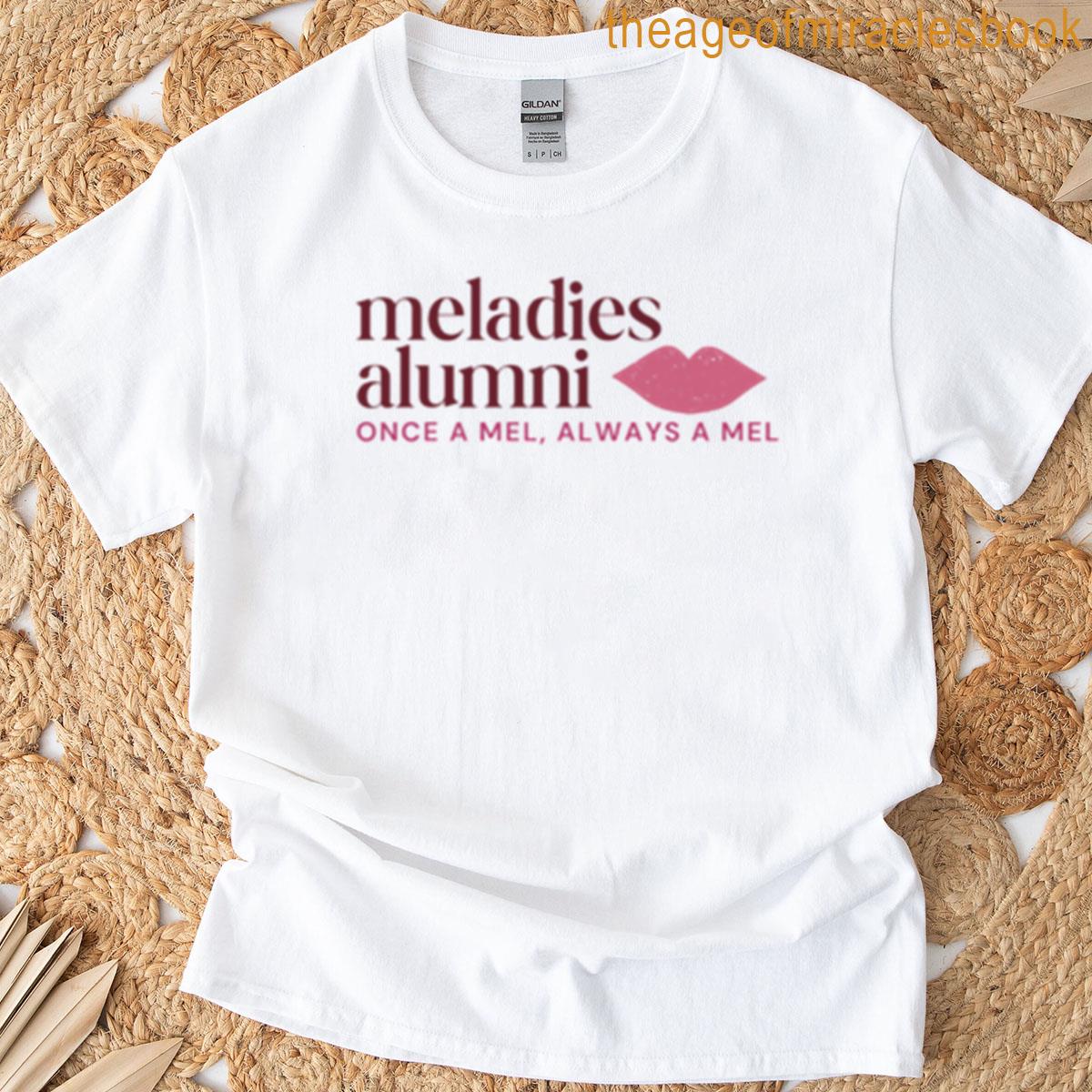 Meladies Alumni Horizontal Logo T-shirt