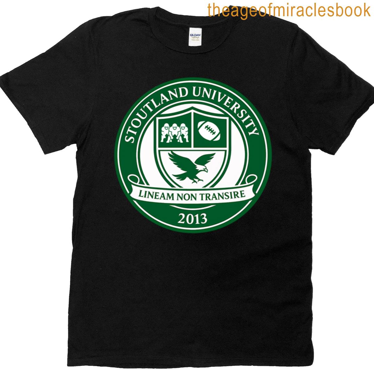 Stoutland University Eagles Logo T-shirt