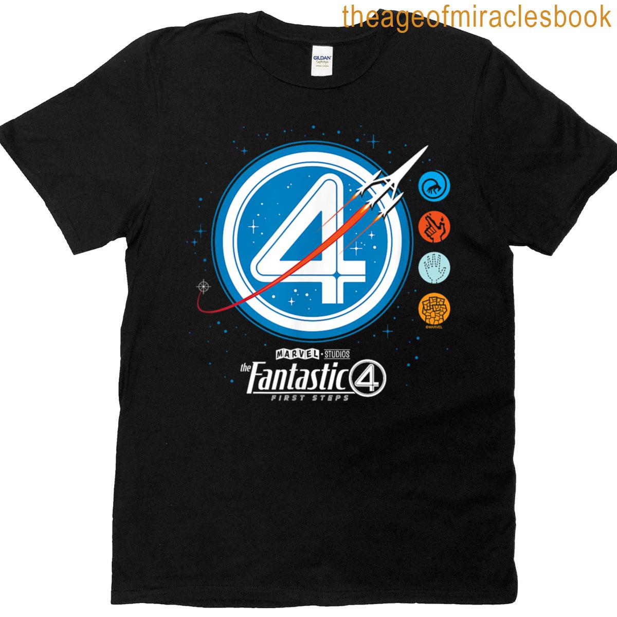 Fantastic Four First Steps – Space Logo T-shirt