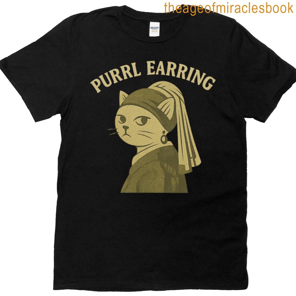 Purrl Earring A From Thecat-alogue T-shirt